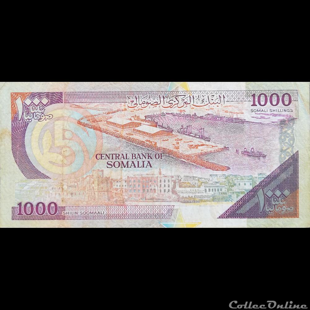 billet afrique somalie p37 a 1000 shilin 1990