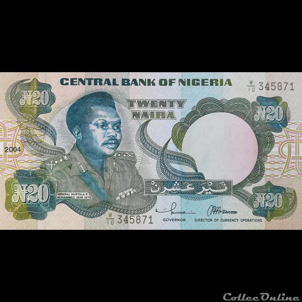 NIGERIA - P 26 H - 20 NAIRA - 2004 billet afrique nigerium nigeria p 26 h 20 naira 2004