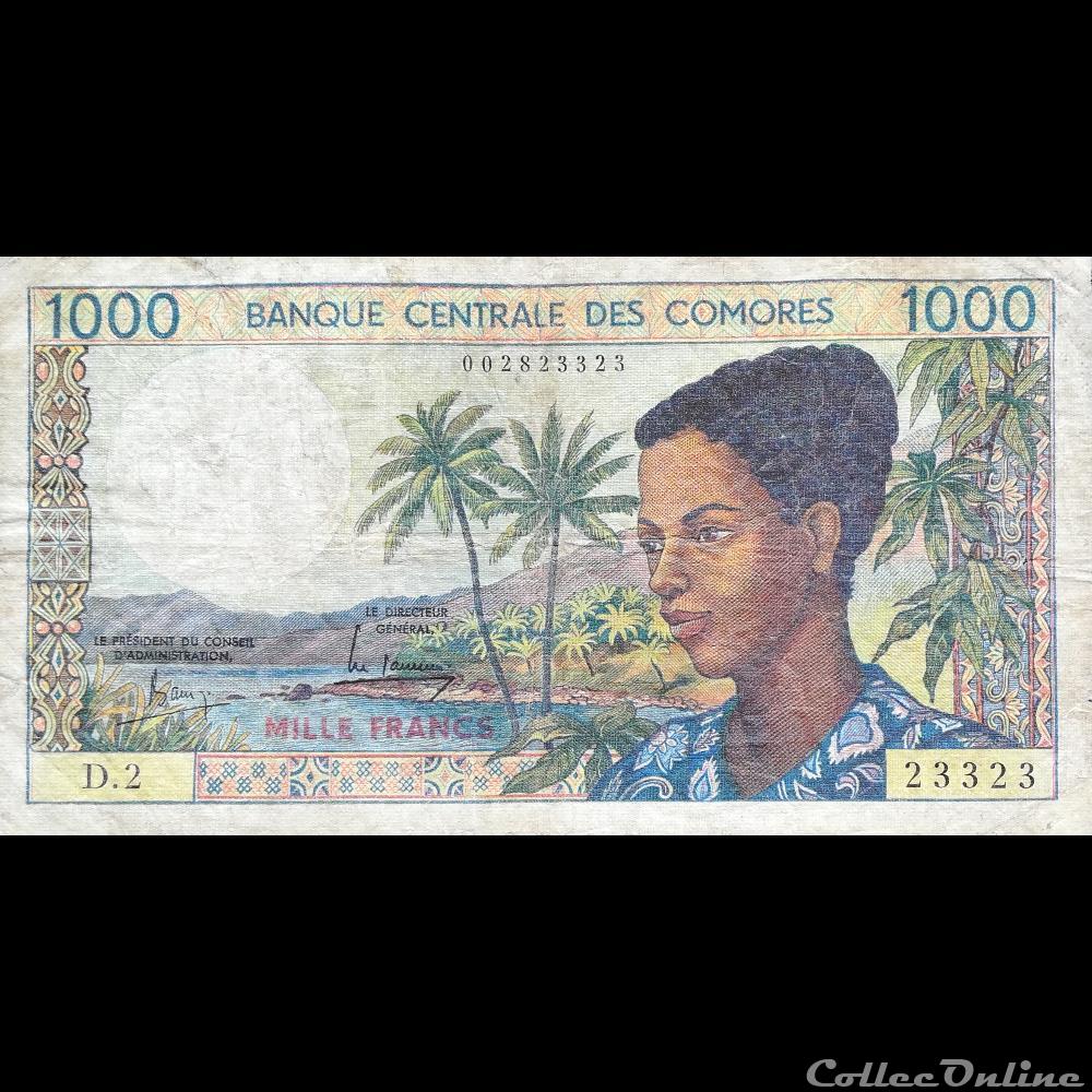 COMORES - P 11 A - 1.000 FRANCS - 1984 billet afrique comores p 11 a 1 000 francs 1984