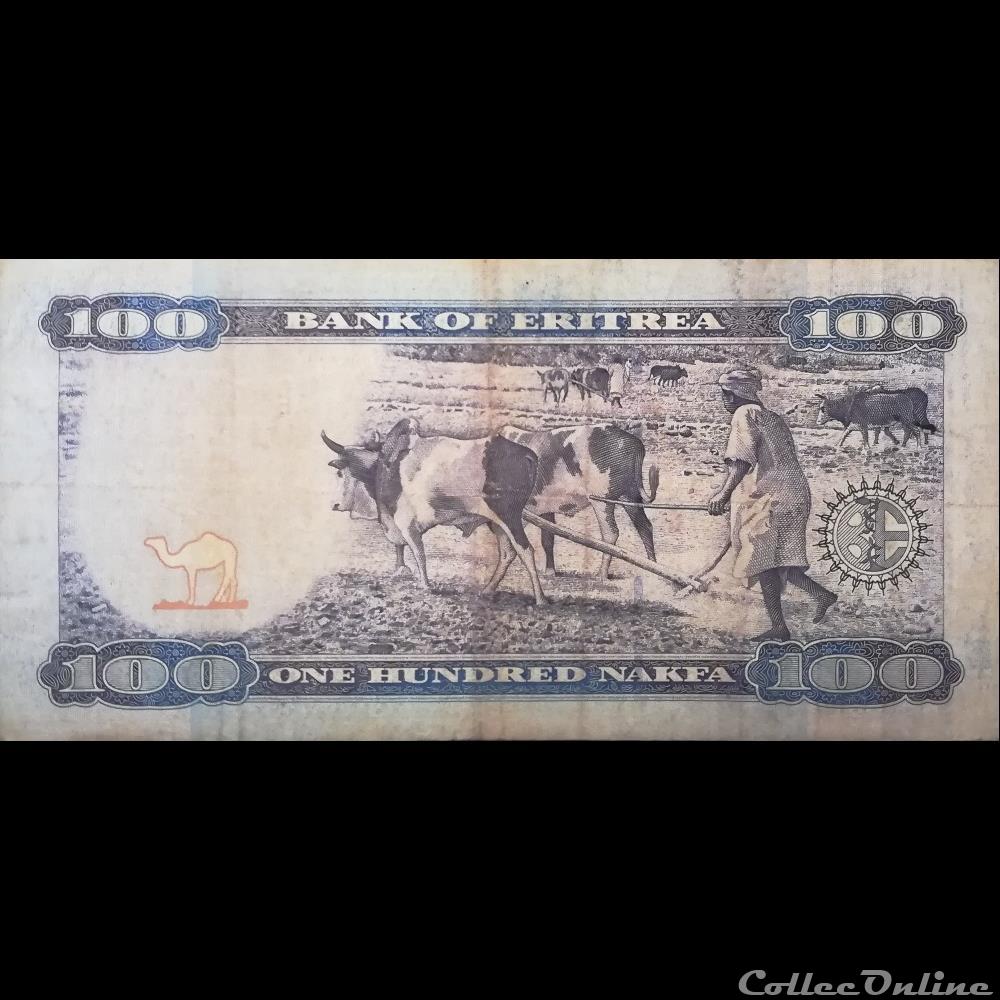 ERYTHREE - P 08 - 100 NAFKA - 2004 billet afrique erythree p 08 100 nafka 2004