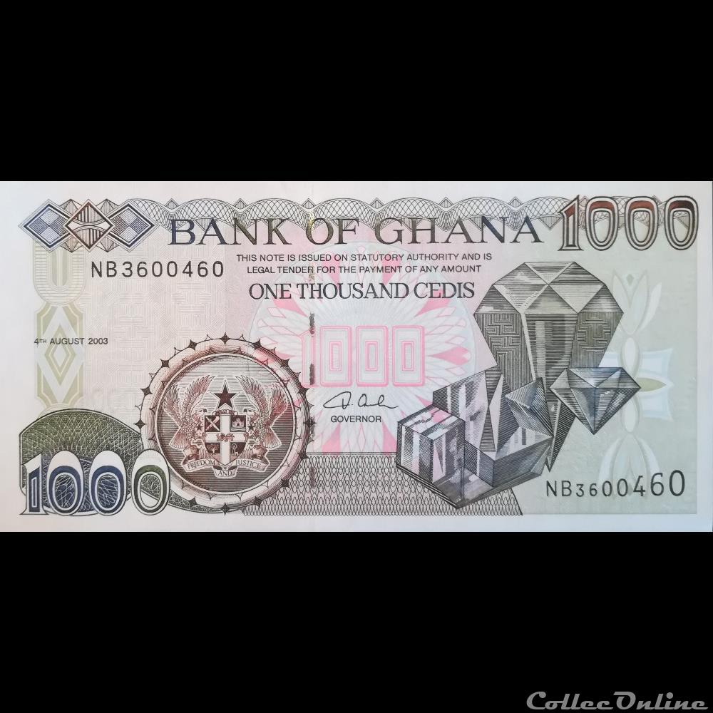 GHANA - P 32 I - 1000 CEDIS - 2003 billet afrique ghana p 32 i 1000 cedis 2003