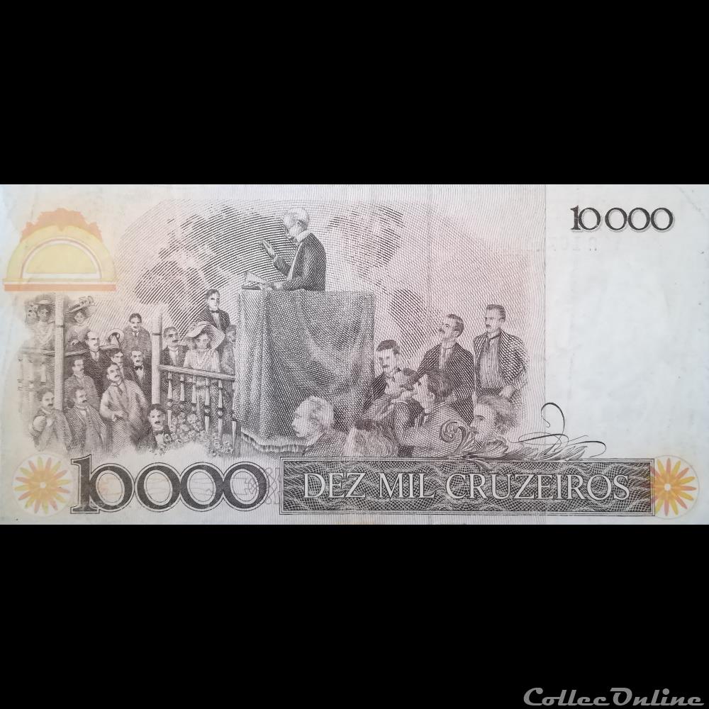 BRESIL - P 203 A - 10.000 CRUZEIROS - 1984 billet amerique du sud bresil p 203 a 10 000 cruzeiros 1984