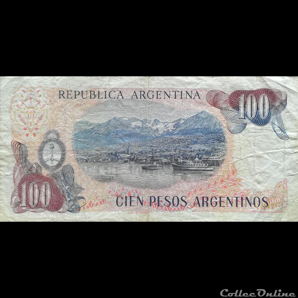 ARGENTINE - P 315 A - 100 PESOS - 1983-85 billet amerique du sud argentine p 315 a 100 pesos 1983 85
