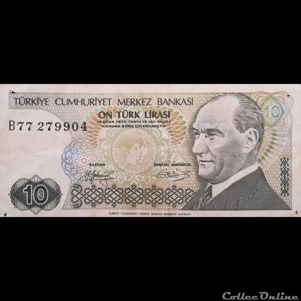 TURQUIE - P 192 A - 10 LIRA - 1979 billet asie turquie p 192 a 10 lira 1979