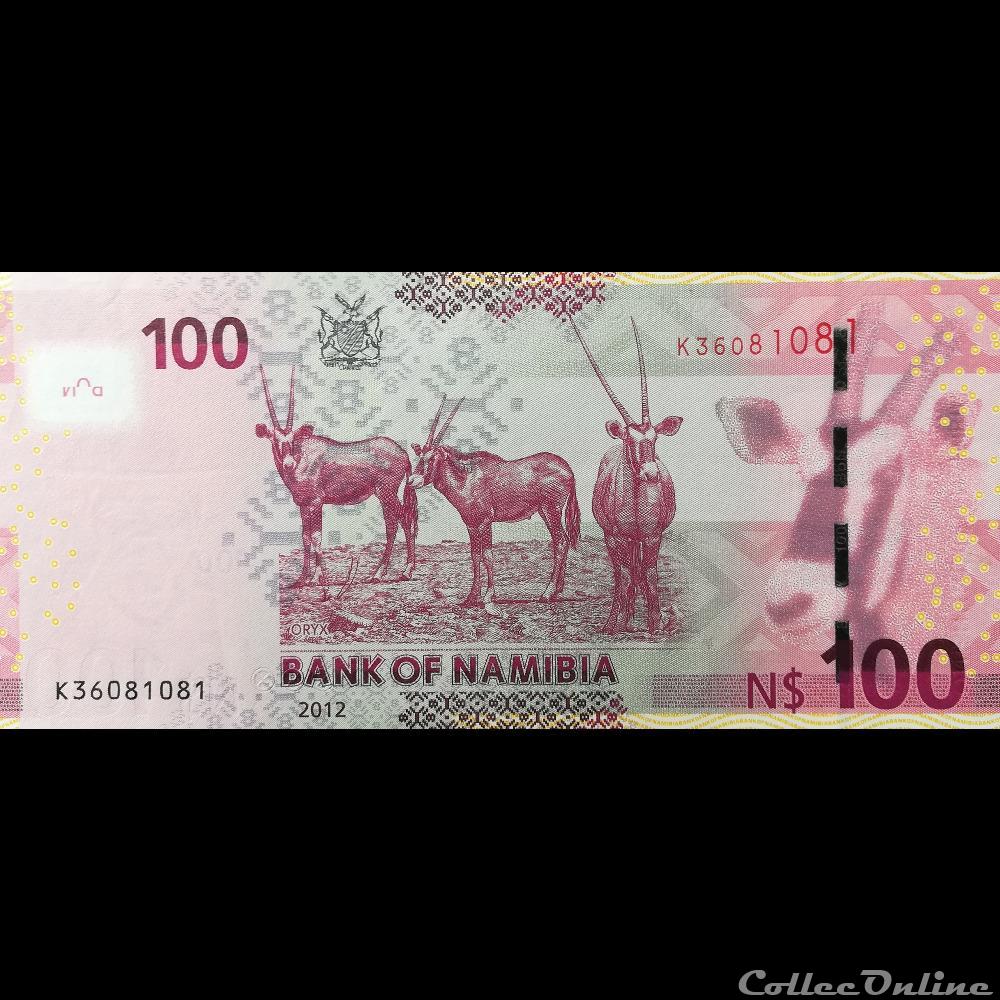 NAMIBIE - P 14 A - 100 NAMIBIA DOLLARS - 2012 billet afrique namibie p 14 a 100 namibia dollars 2012