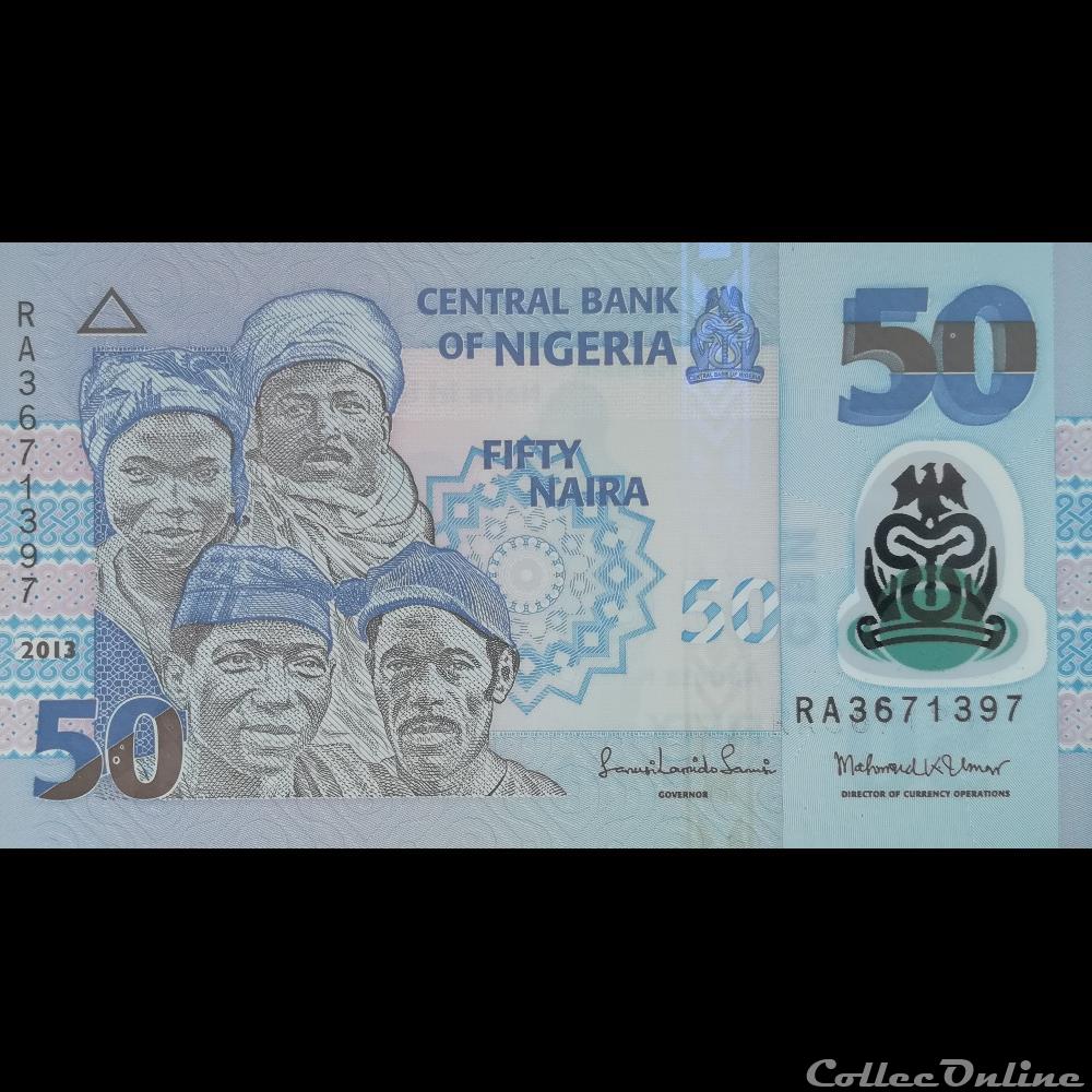 NIGERIA - P 40 D - 50 NAIRA - 2013 billet afrique nigerium nigeria p 40 d 50 naira 2013
