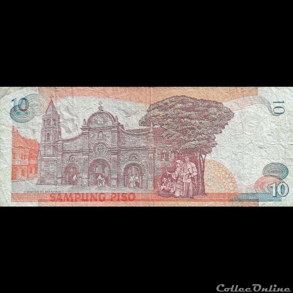 billet asie philippines p 181 b 10 piso 1997
