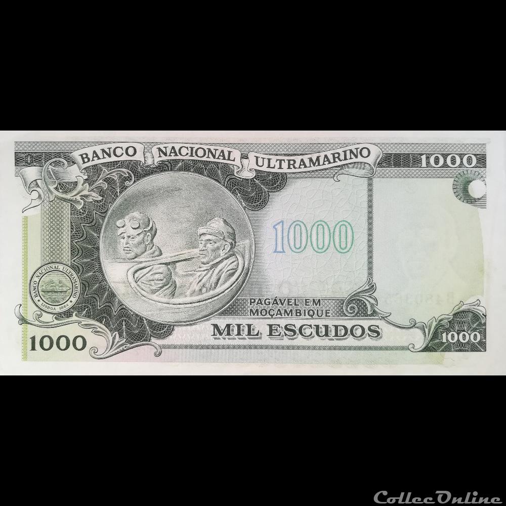 billet afrique mozambique p 119 1000 escudos 1972 1976