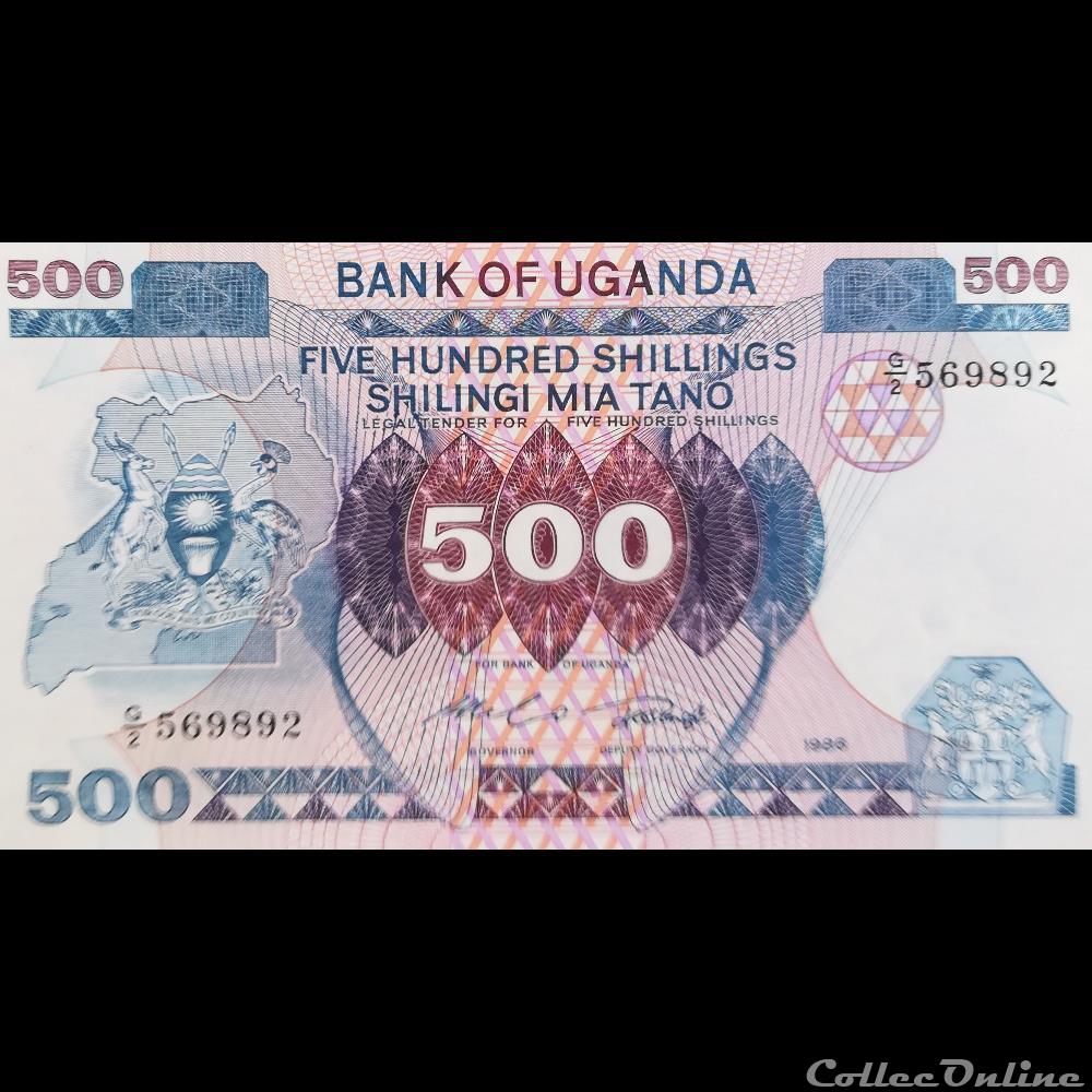 UGANDA 1000 SHILLINGS 1986 UNC P-26