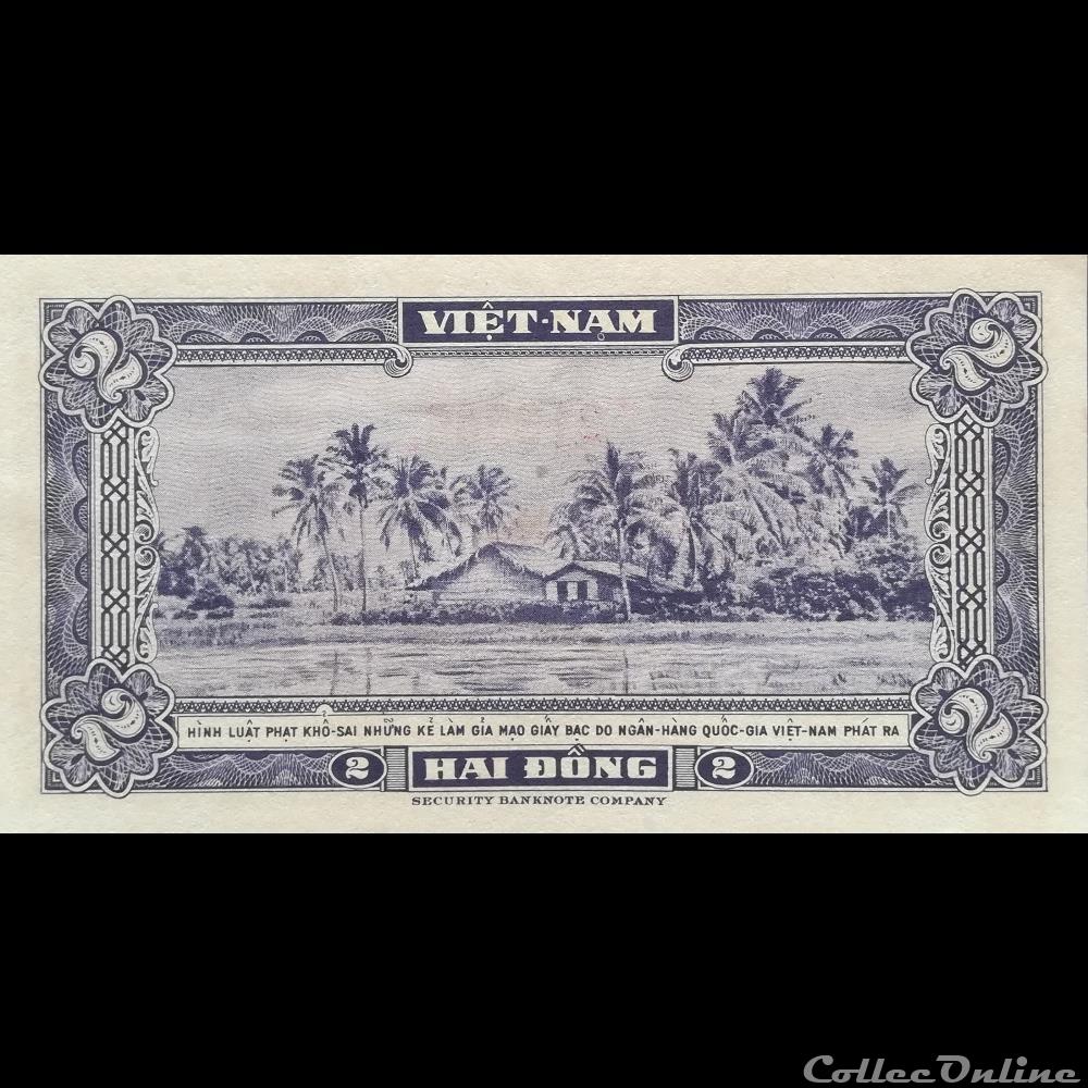 VIÊT NAM DU SUD - P 12 - 02 DÔNG - 1955 billet asie vietnam viet nam du sud p 12 02 dong 1955