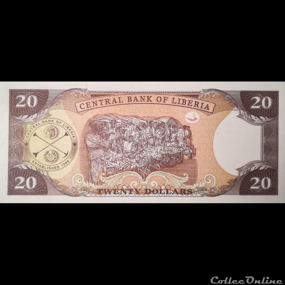 LIBERIA - P 28 F2 - 20 DOLLARS - 2011 billet afrique liberium liberia p 28 f2 20 dollars 2011