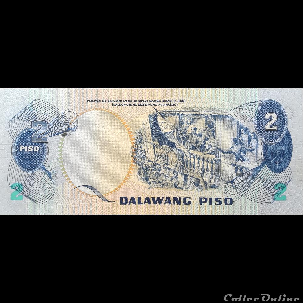 PHILIPPINES - P 159 C - 2 PISO - 1978 billet asie philippines p 159 c 2 piso 1978