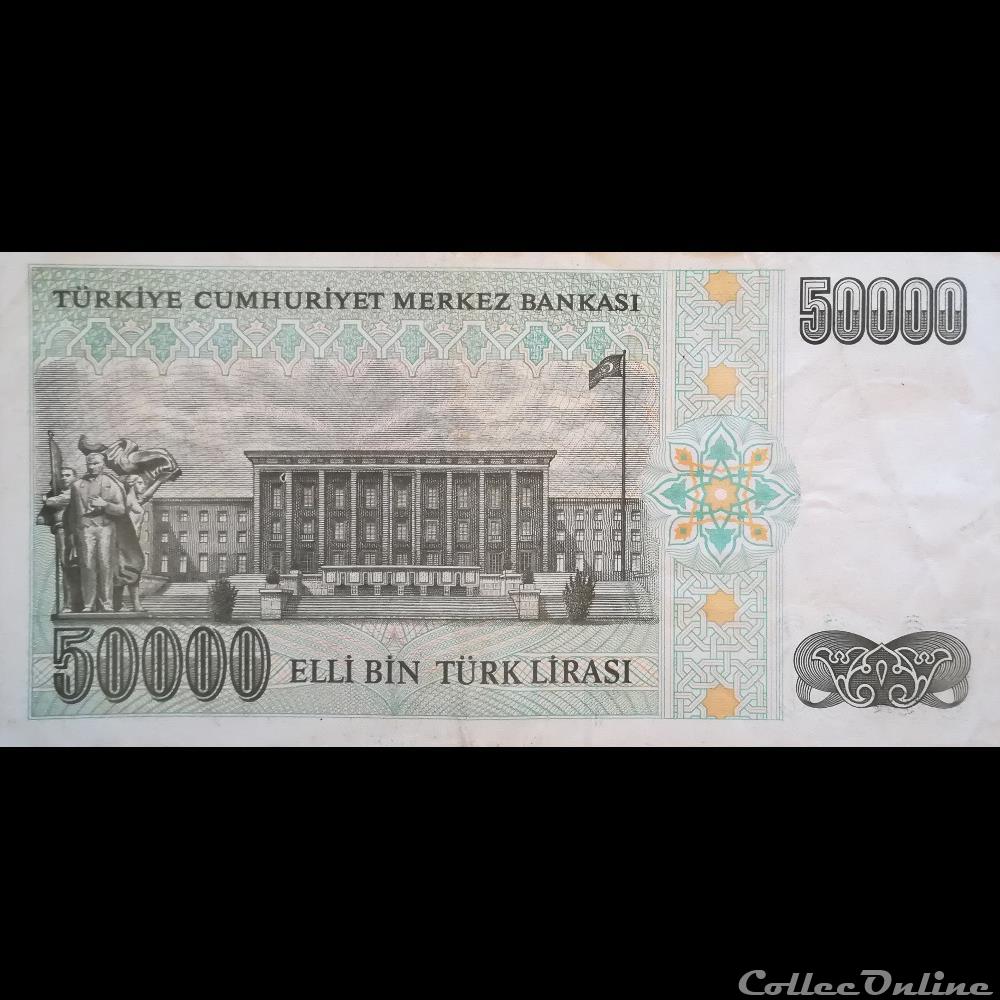 TURQUIE - P 204 - 50.000 LIRA - 1995 billet asie turquie p 204 50 000 lira 1995