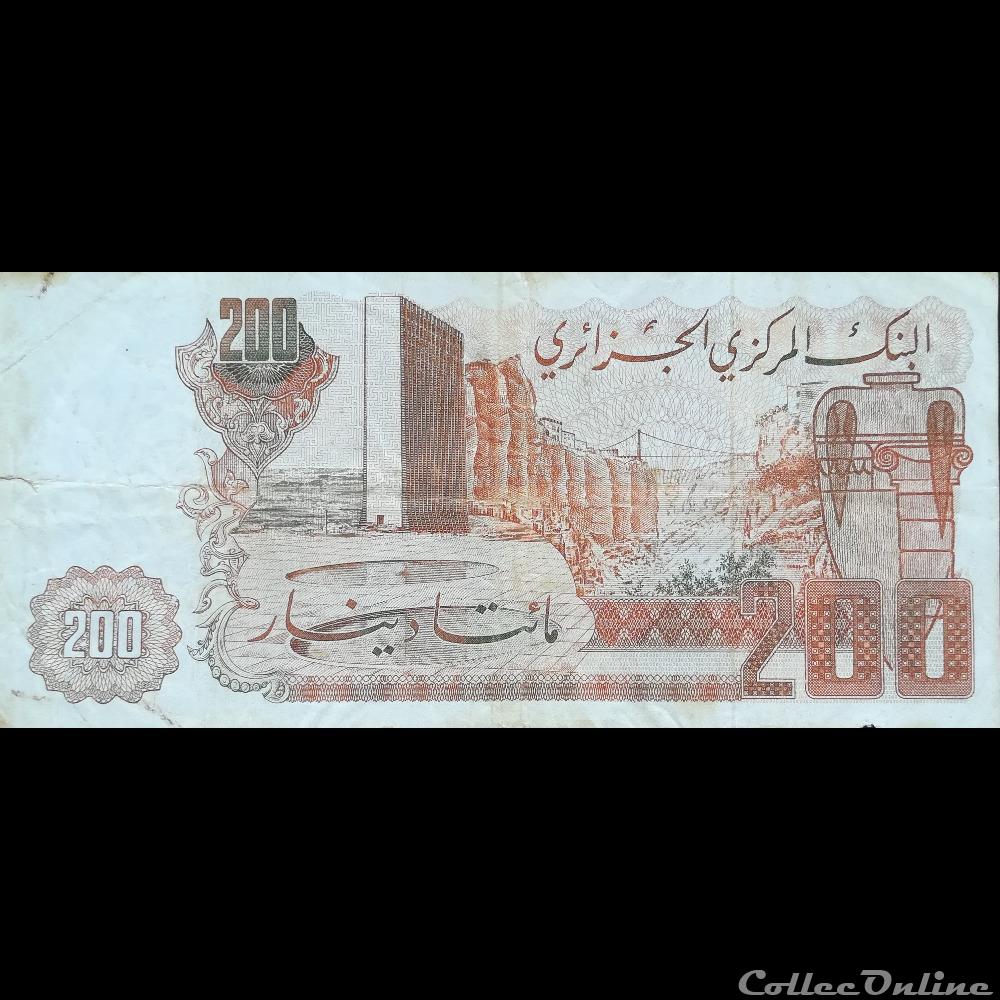 ALGERIE - P 135 - 200 DINARS - 1983 billet afrique algerie p 135 200 dinars 1983