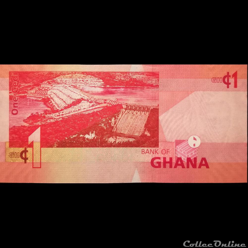 GHANA - P 37 A - 1 CEDI - 2007 billet afrique ghana p 37 a 1 cedi 2007