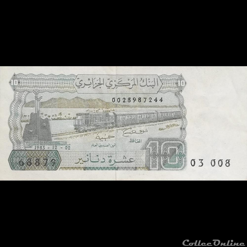 ALGERIE - P 132 B - 10 DINARS - 1983 billet afrique algerie p 132 b 10 dinars 1983