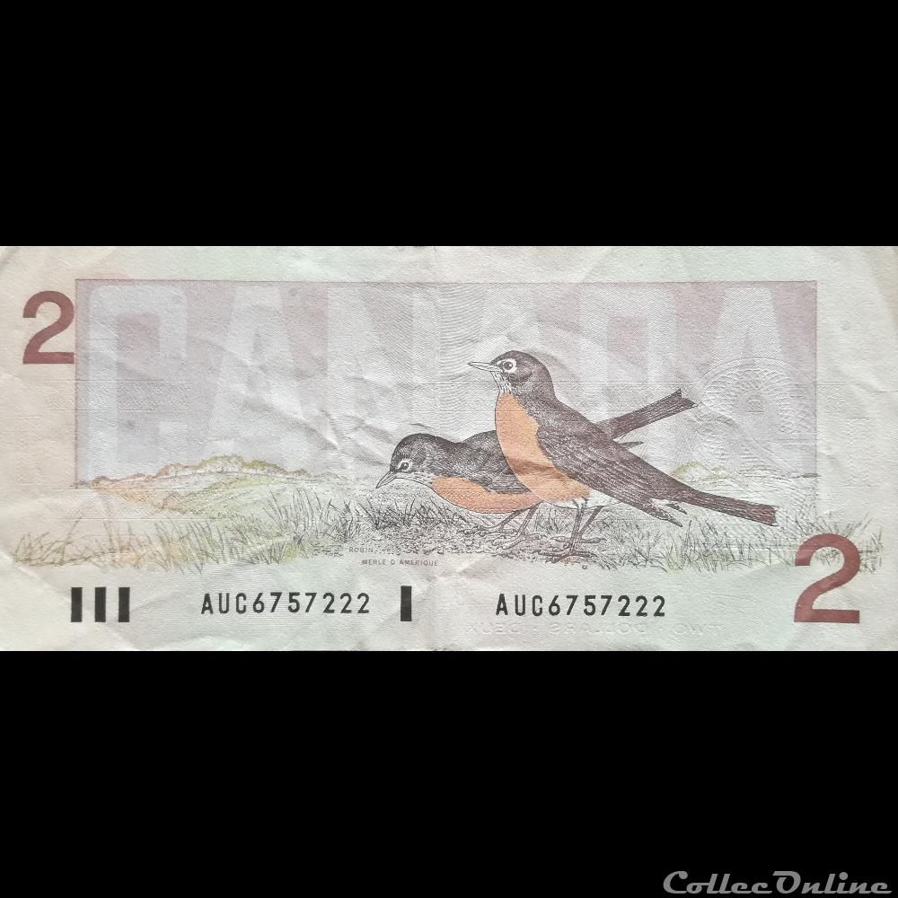CANADA - P 094 A - 2 DOLLARS - 1986 billet amerique du nord canadum canada p 094 a 2 dollars 1986