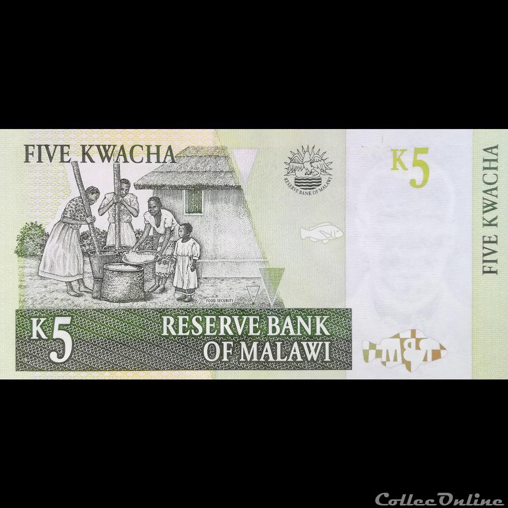 MALAWI - P 36 C - 5 KWACHA - 2005 billet afrique malawi p 36 c 5 kwacha 2005