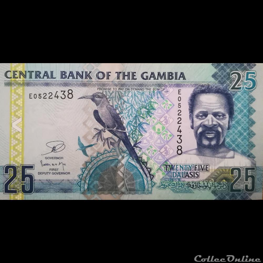 GAMBIE - P 27 (3) - 25 DALASIS - 2013 billet afrique gambie p 27 3 25 dalasis 2013