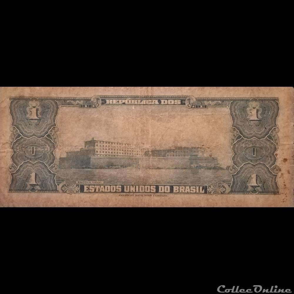 BRESIL - P 150 C - 1 CRUZEIRO - 1954 - 1958 billet amerique du sud bresil p 150 c 1 cruzeiro 1954 1958