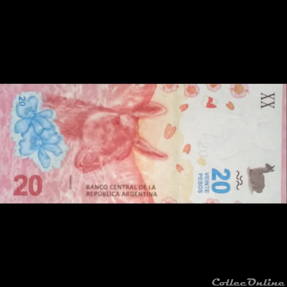 ARGENTINE - P 361 - 20 PESOS - 2017 billet amerique du sud argentine p 361 20 pesos 2017