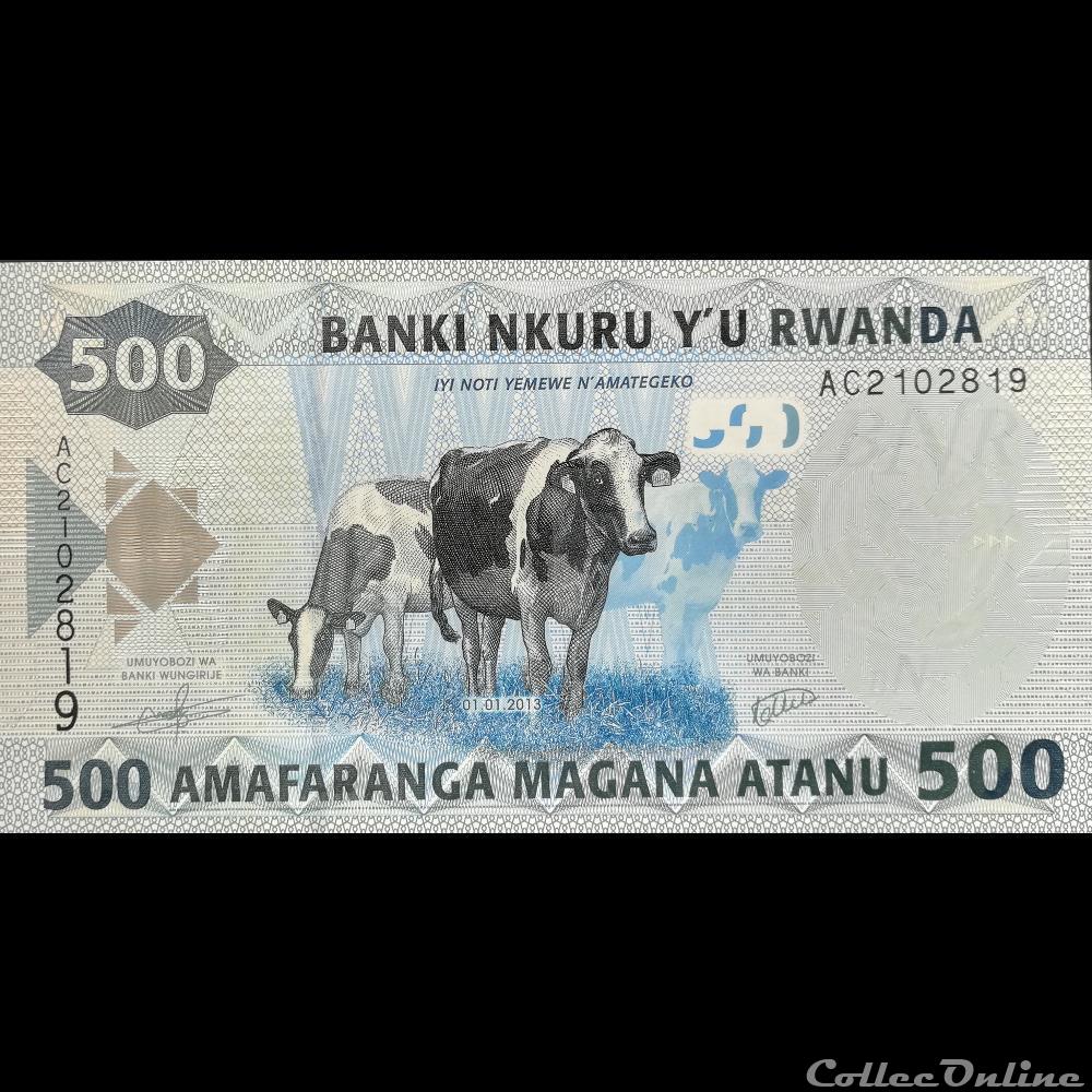 RWANDA - P 38 - 500 FRANCS - 2013 billet afrique rwandum rwanda p 38 500 francs 2013