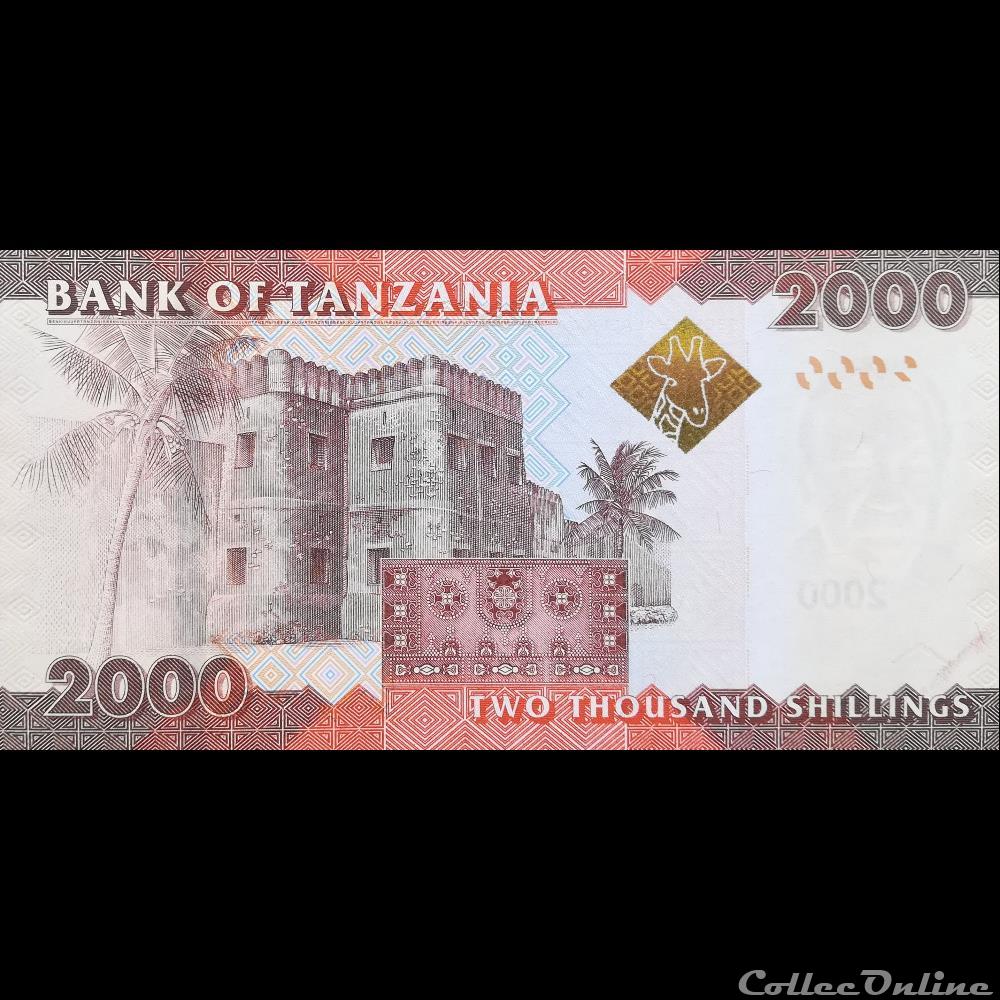 TANZANIE - P 42 A - 2000 SHILINGI - 2010 billet afrique tanzanie p 42 a 2000 shilingi 2010
