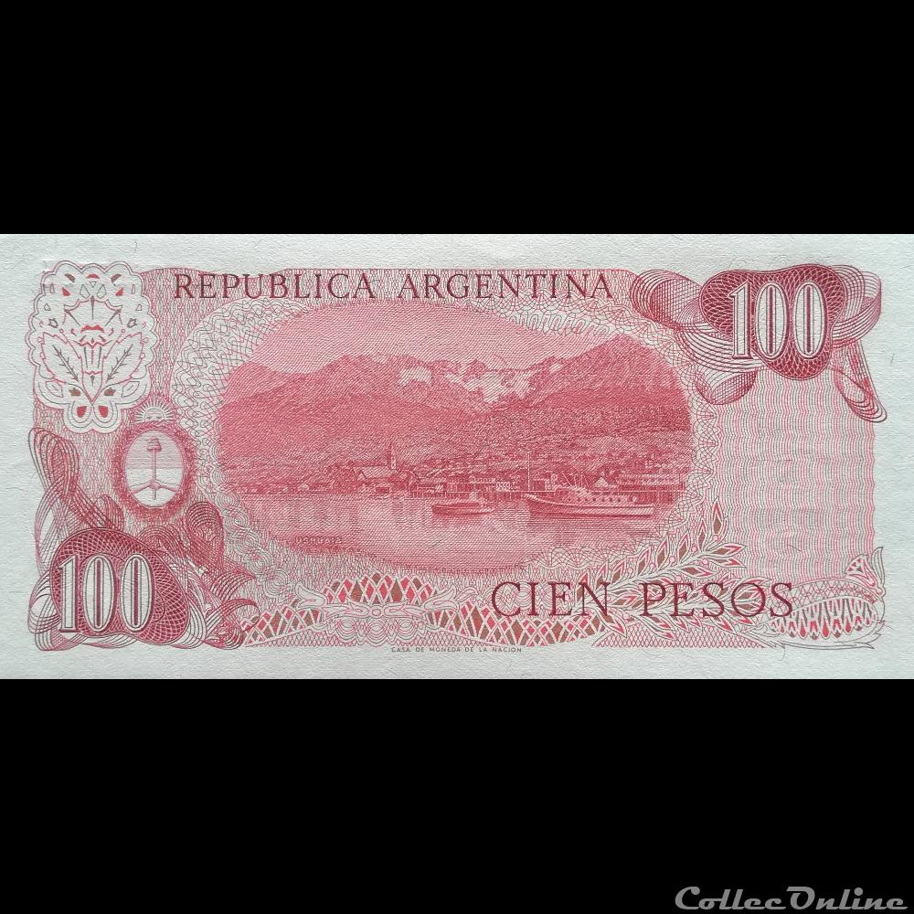 billet amerique du sud argentine p 302 b 2 100 pesos 1978