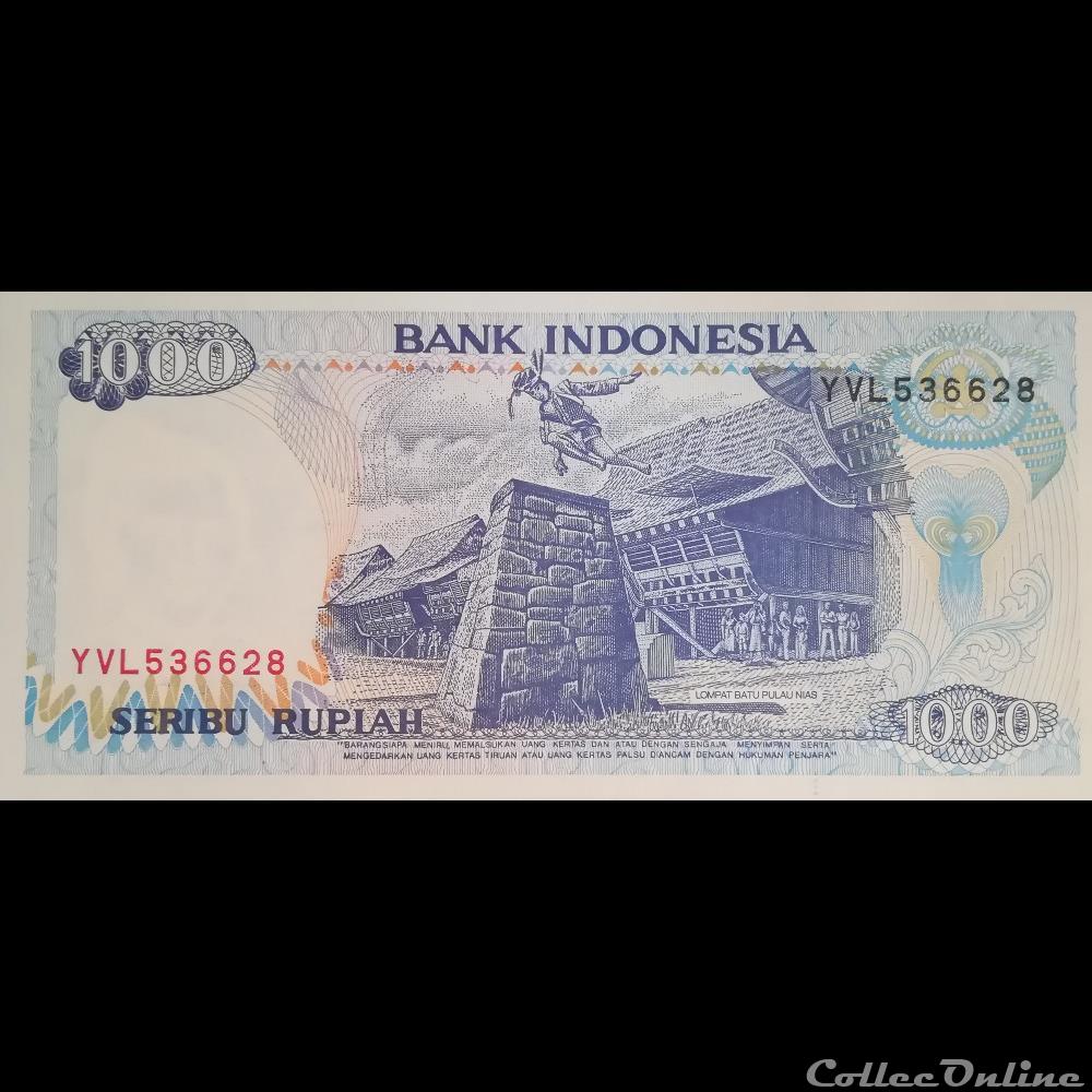 INDONESIE - P 129 I - 1000 RUPIAH - 2000 billet asie indonesie p 129 i 1000 rupiah 2000