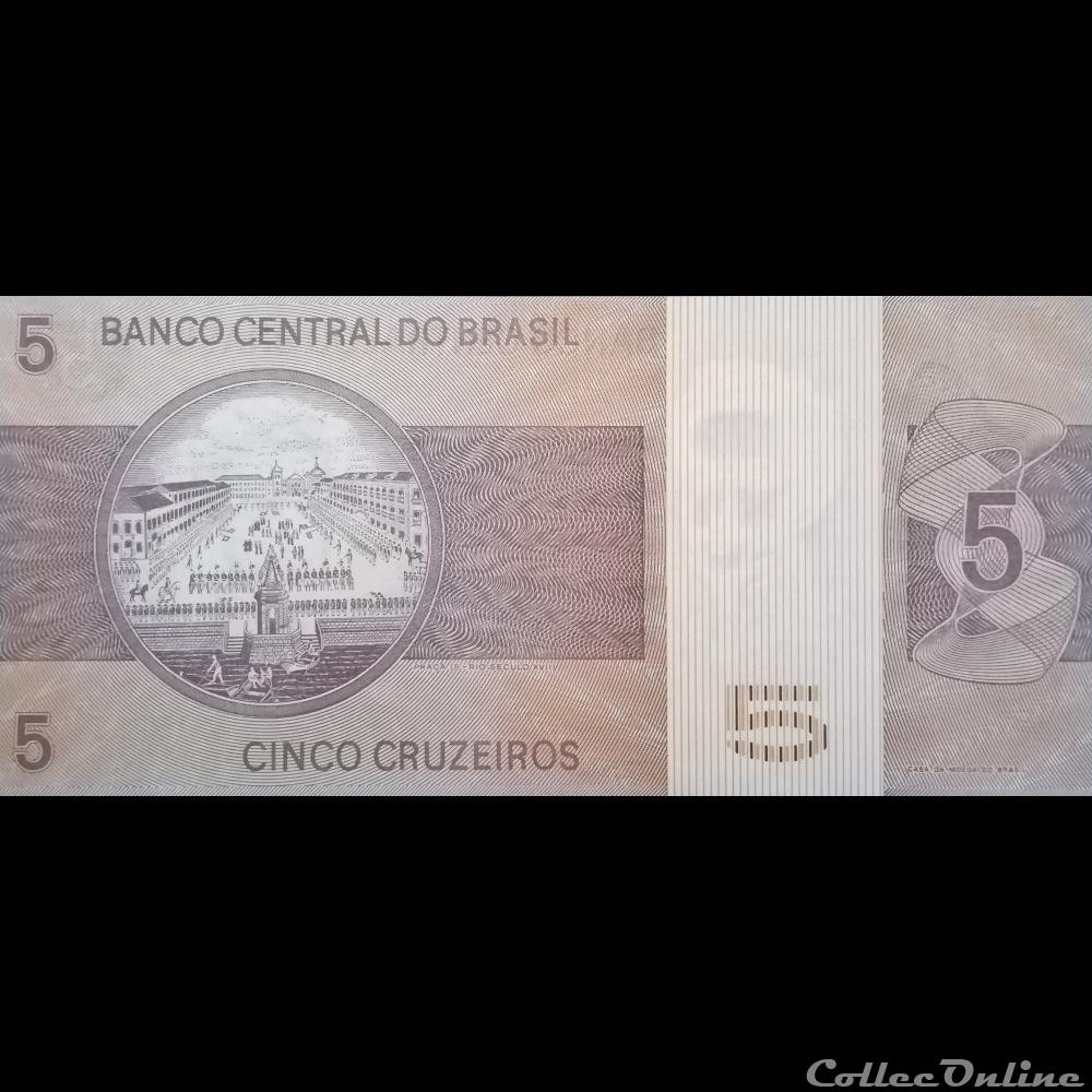 BRESIL - P 192 C - 5 CRUZEIROS - 1970 - 1979 billet amerique du sud bresil p 192 c 5 cruzeiros 1970 1979