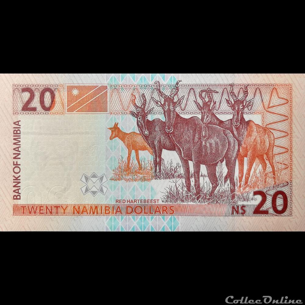 NAMIBIE - P 06 B - 20 NAMIBIA DOLLARS - 2002 billet afrique namibie p 06 b 20 namibia dollars 2002