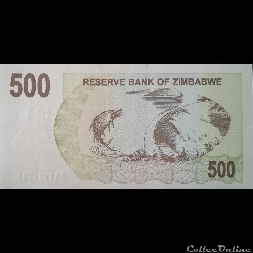 billet afrique zimbabwe p 43 500 dollars 2006