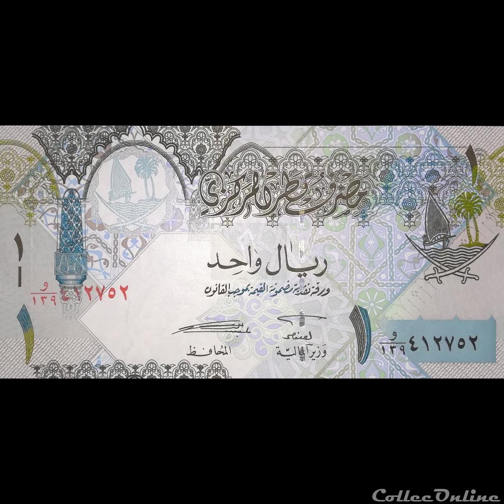 QATAR - P 28 (1) - 1 RIYAL - 2008 billet asie qatar p 28 1 1 riyal 2008