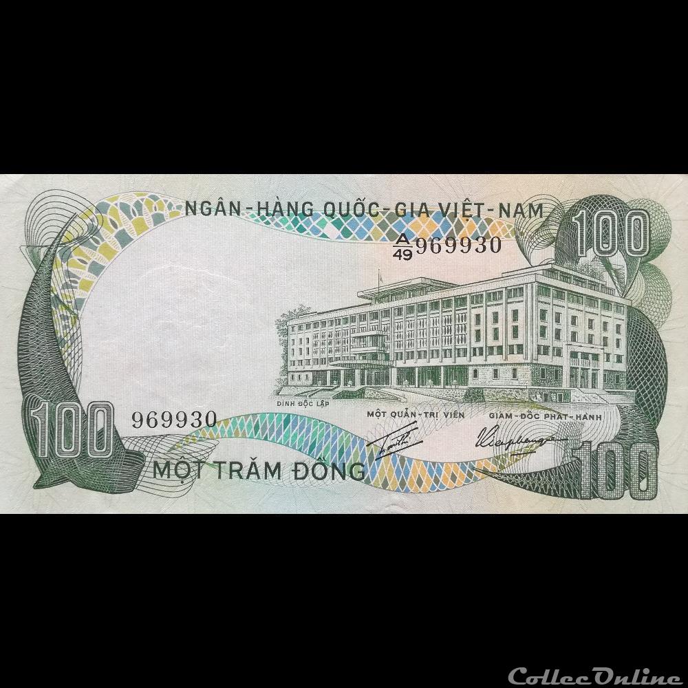 VIÊT NAM DU SUD - P 31 - 100 DÔNG - 1972 billet asie vietnam viet nam du sud p 31 100 dong 1972