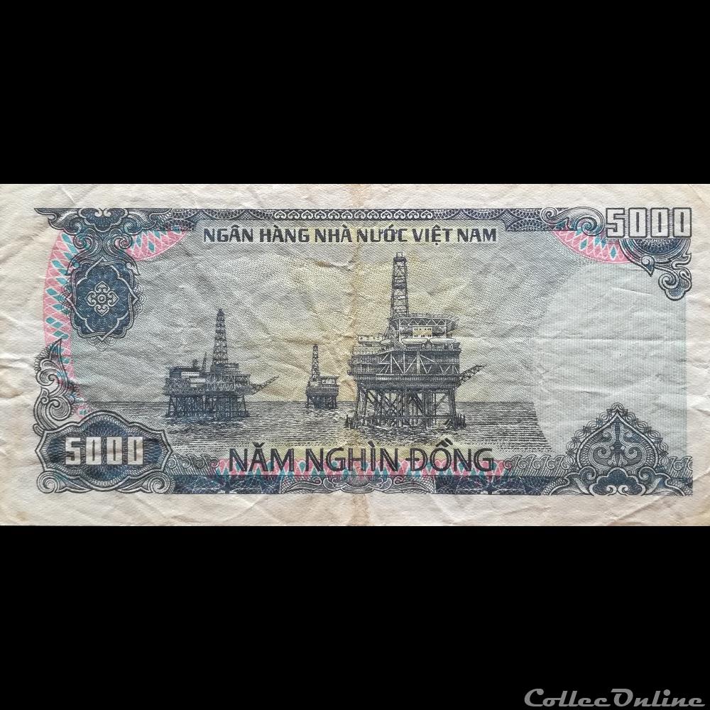 VIÊT NAM - P 104 - 5.000 DÔNG - 1987 billet asie vietnam viet nam p 104 5 000 dong 1987
