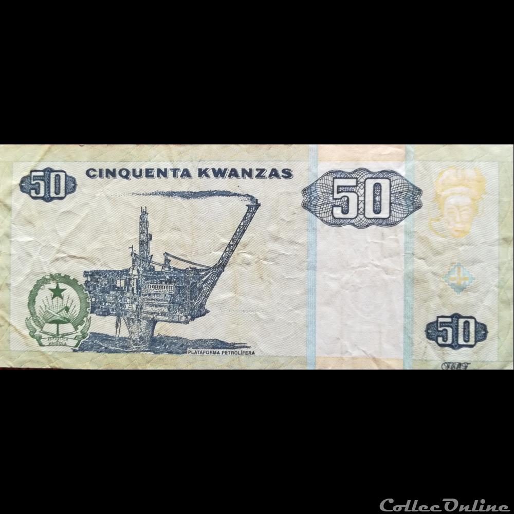 billet afrique angola p 146 b 50 kwanzas 2010