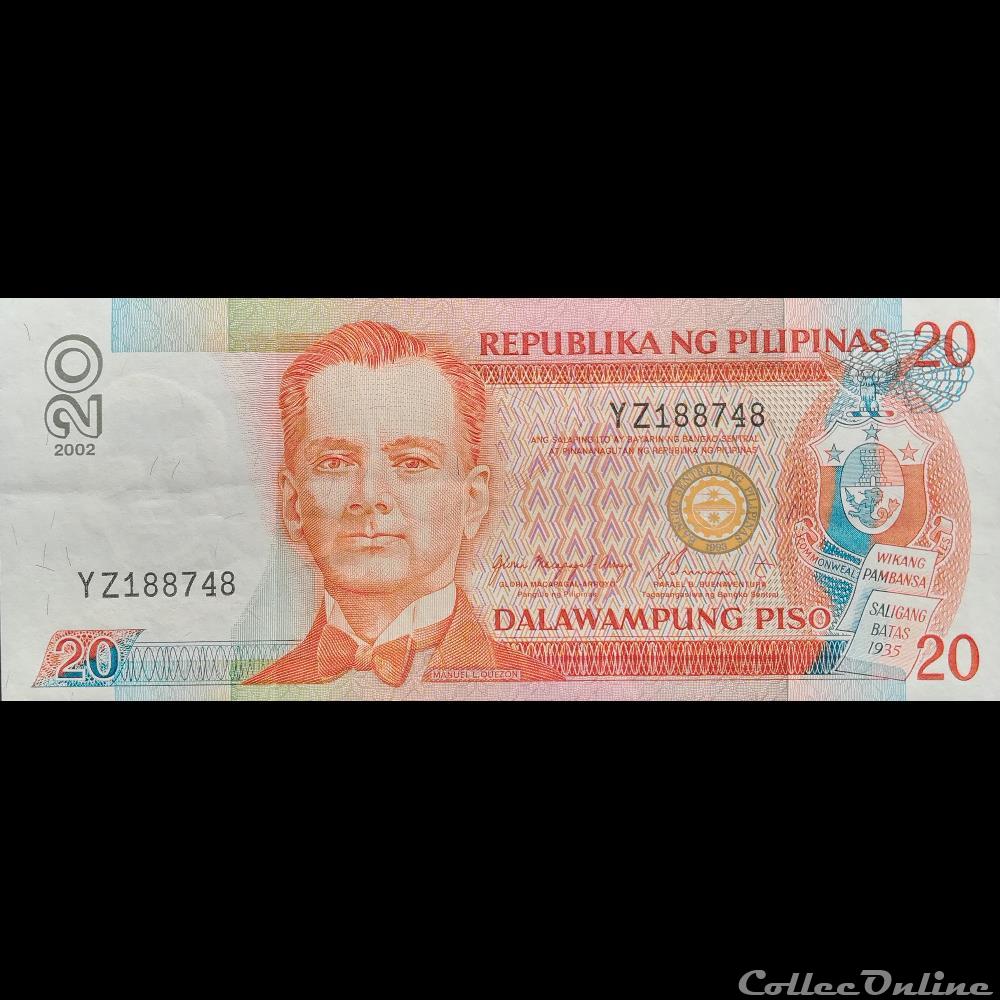 PHILIPPINES - P 182 H - 20 PISO - 2002 billet asie philippines p 182 h 20 piso 2002