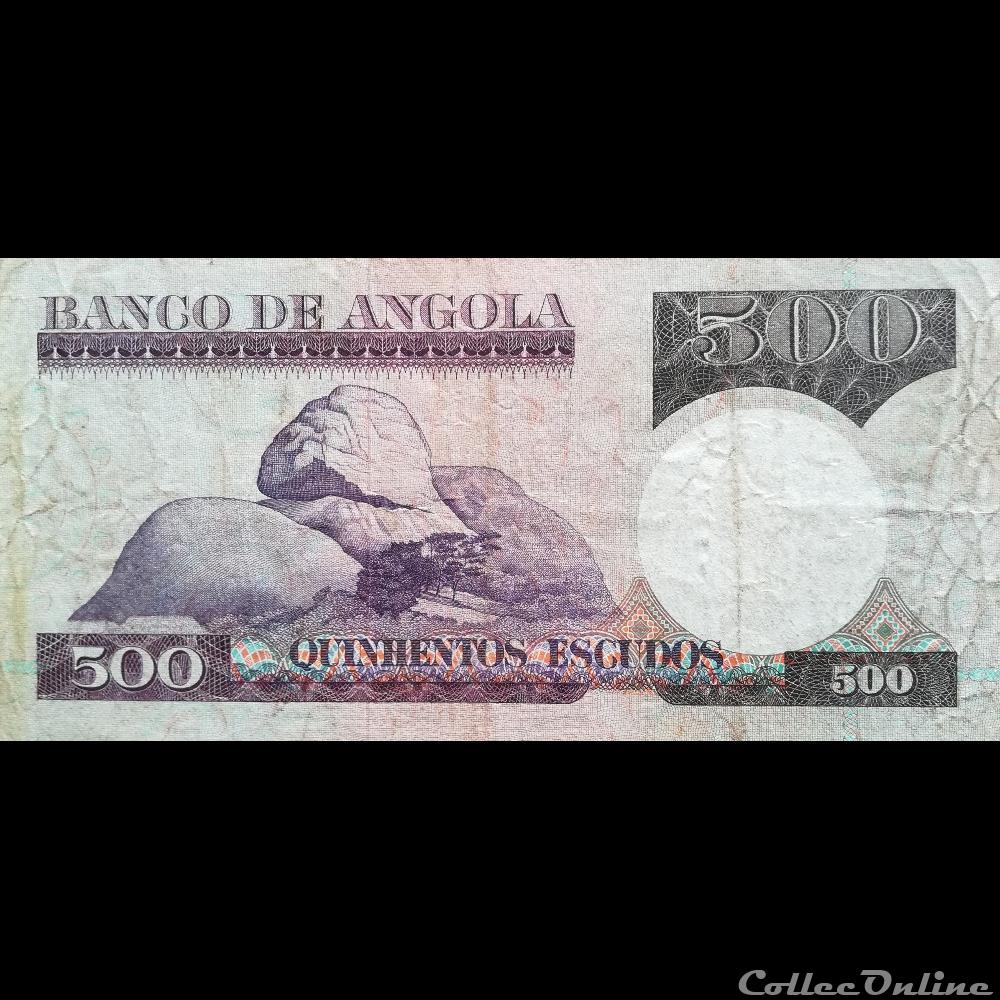 billet afrique angola p 107 500 escudos 1973