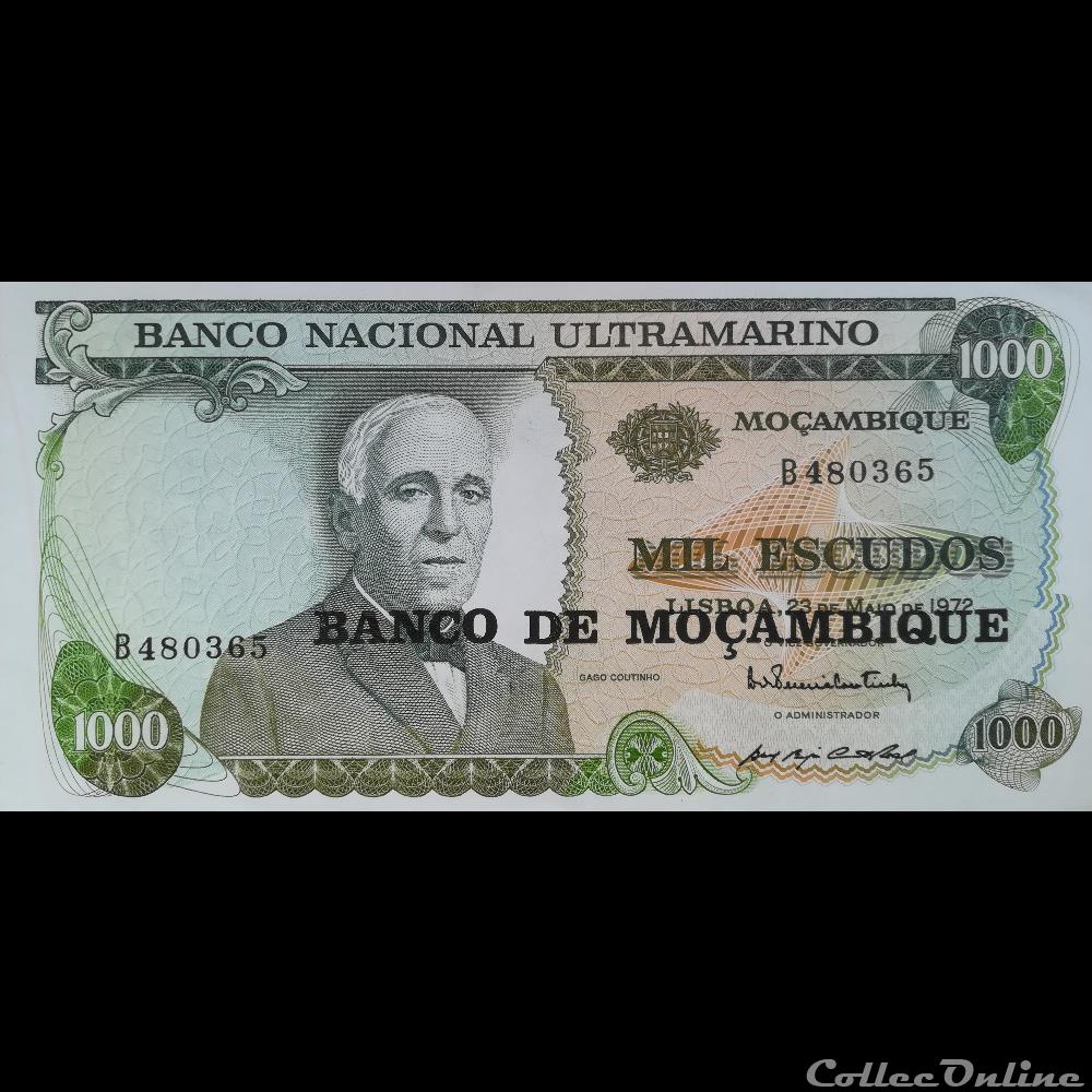 billet afrique mozambique p 119 1000 escudos 1972 1976