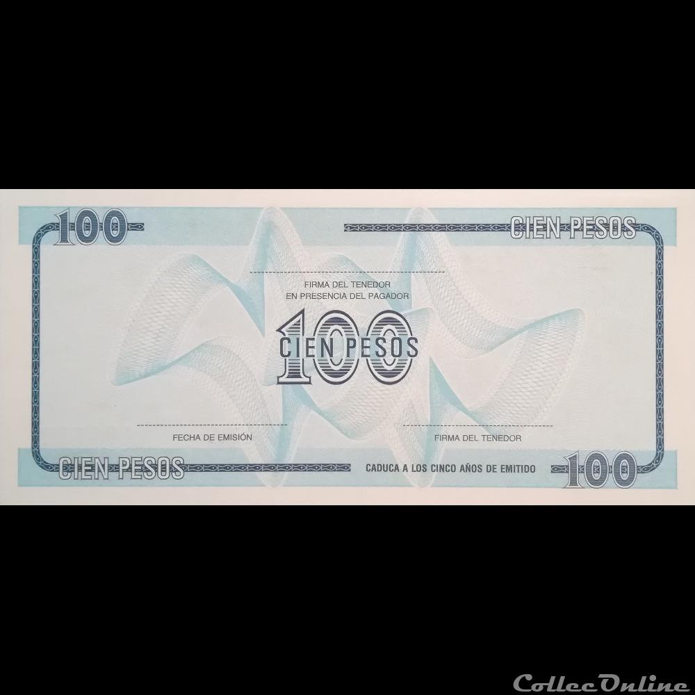 CUBA - P FX 25 - 100 PESOS - ND billet amerique du nord cuba p fx 25 100 pesos nd