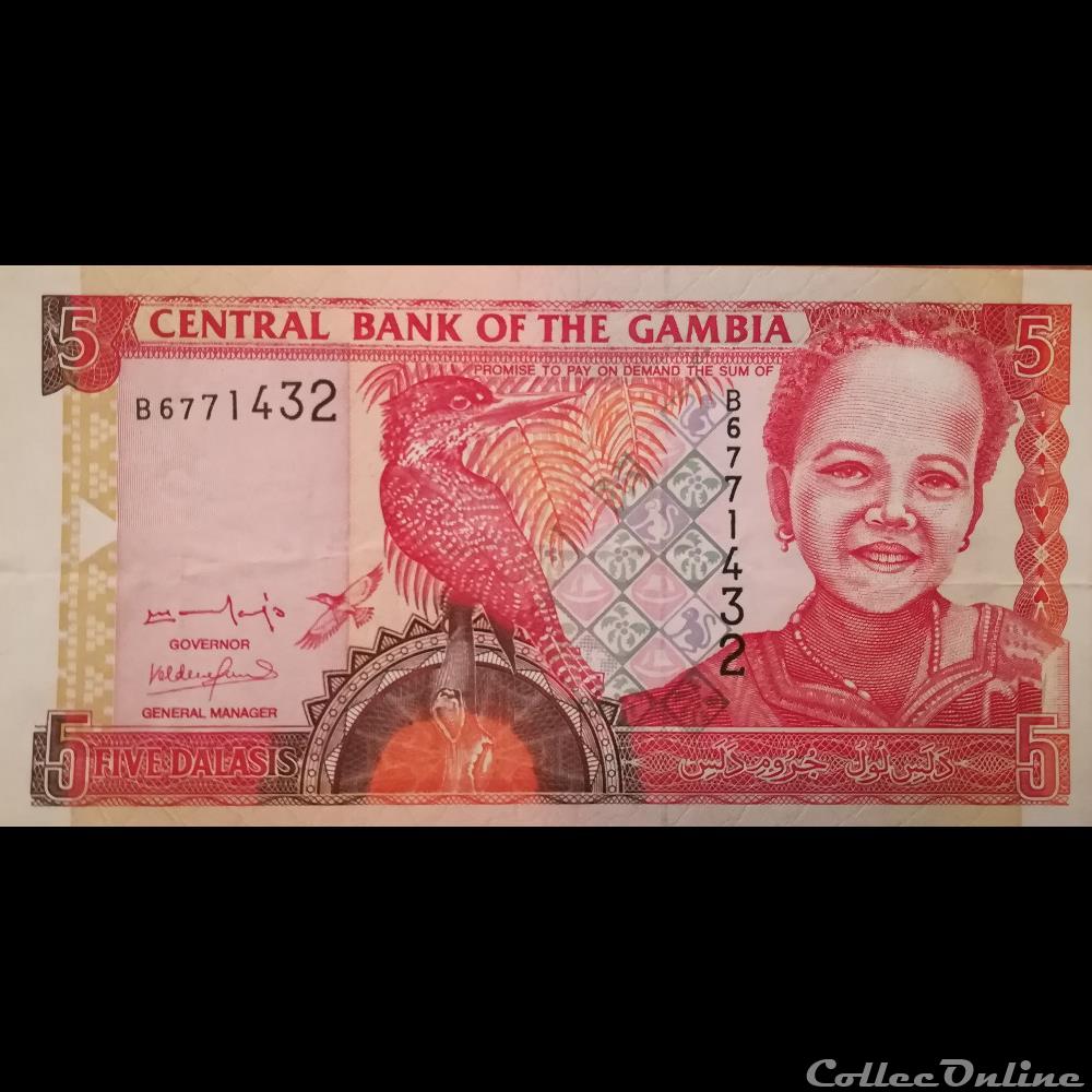 GAMBIE - P 20 A - 5 DALASIS - 2001 billet afrique gambie p 20 a 5 dalasis 2001