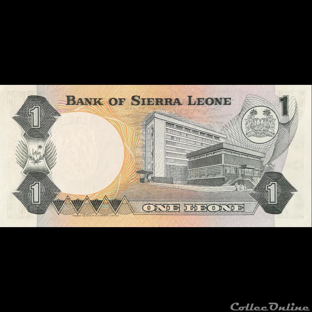 SIERRA LEONE - P 05 E - 1 LEONE - 1984 billet afrique sierra leone p 05 e 1 leone 1984