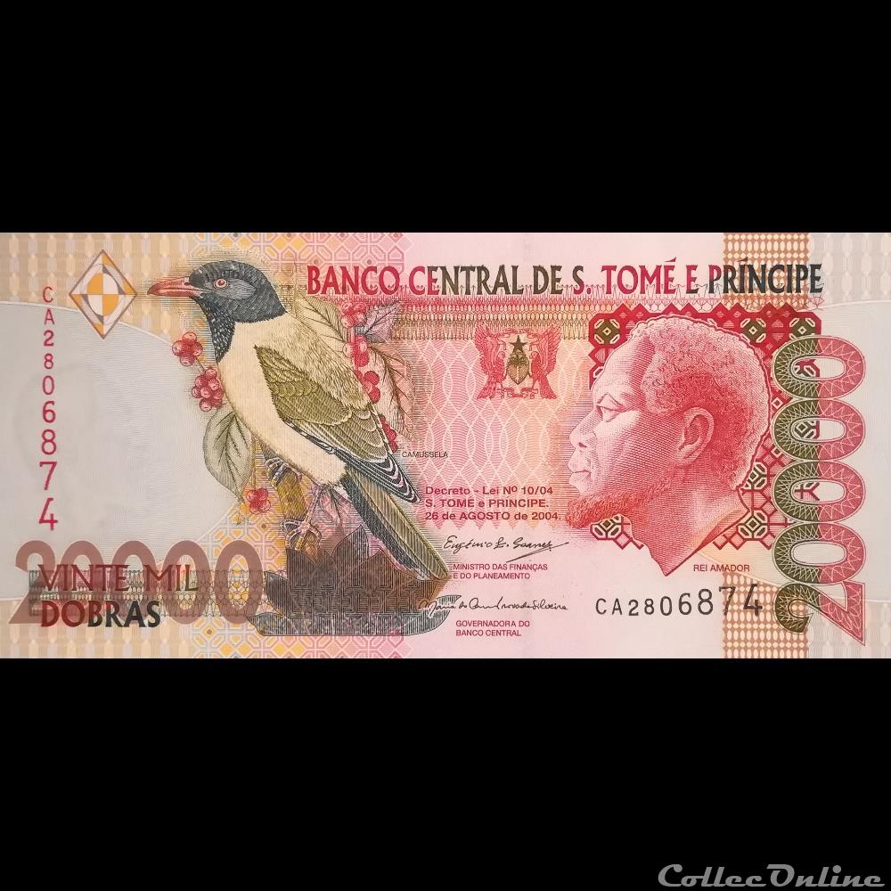 SAO TOME-ET-PRINCIPE - P 67 B - 20.000 DOBRAS - 2004 billet afrique sao tome et principe p 67 b 20 000 dobras 2004