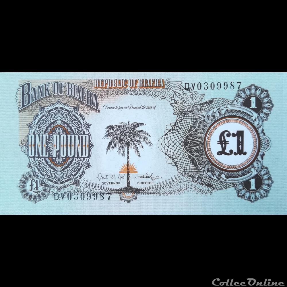 BIAFRA - P 05 A - 1 Pound - 1968 billet afrique nigerium biafra p 05 a 1 pound 1968