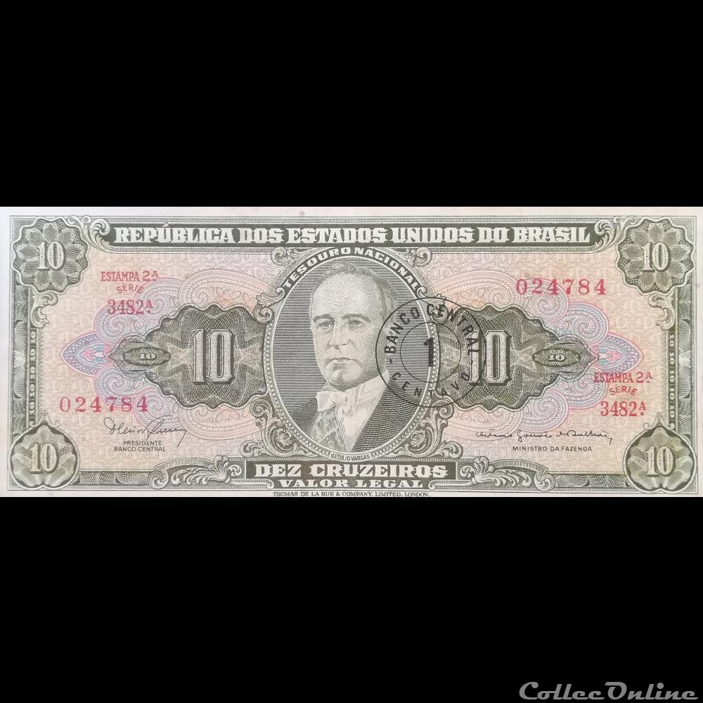 billet amerique du sud bresil p 183 b 1 centavo 1967