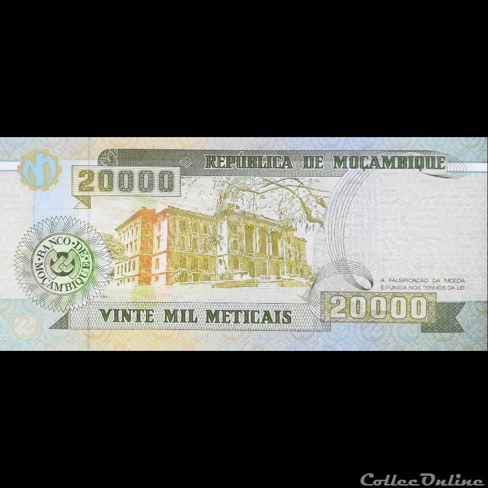 MOZAMBIQUE - P 140 - 20000 METICAIS - 1999 billet afrique mozambique p 140 20000 meticais 1999