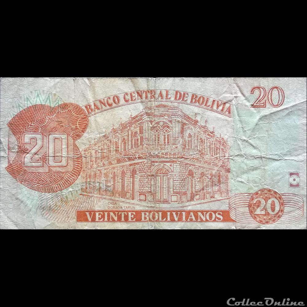 BOLIVIE - P 239A - 20 BOLIVIANOS - 2013 billet amerique du sud argentine bolivie p 239a 20 bolivianos 2013