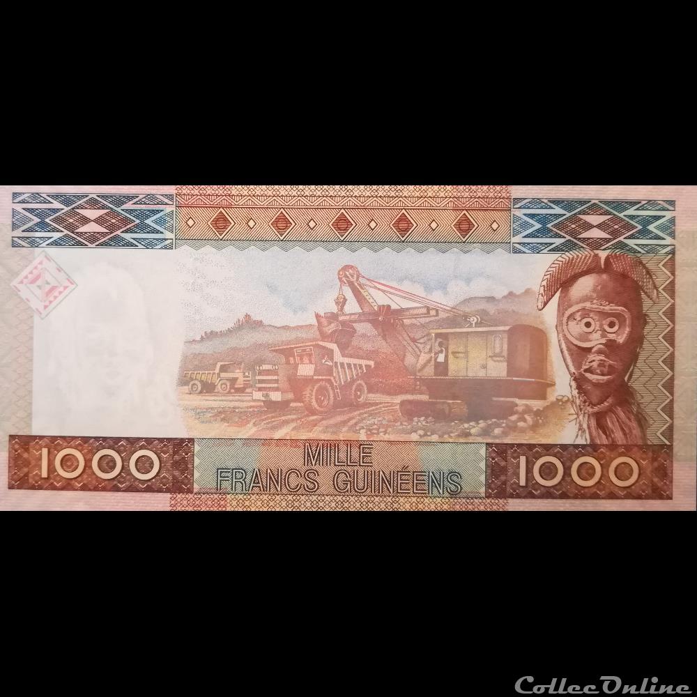 GUINEE - P 40 - 1000 FRANCS - 2006 billet afrique guinee p 40 1000 francs 2006