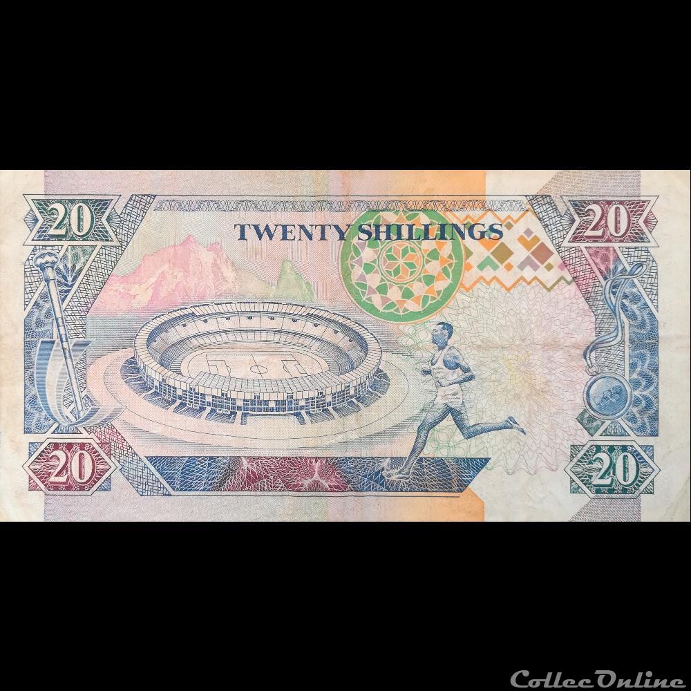 KENYA - P 31 A - 20 SHILLINGS - 1993 billet afrique kenya p 31 a 20 shillings 1993