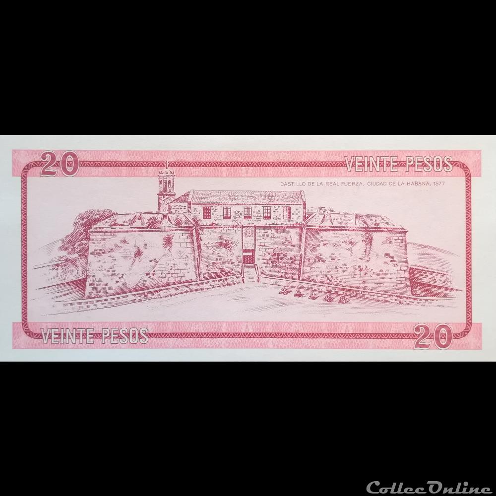 CUBA - P FX 05 - 20 PESOS - 1985 billet amerique du nord cuba p fx 05 20 pesos 1985
